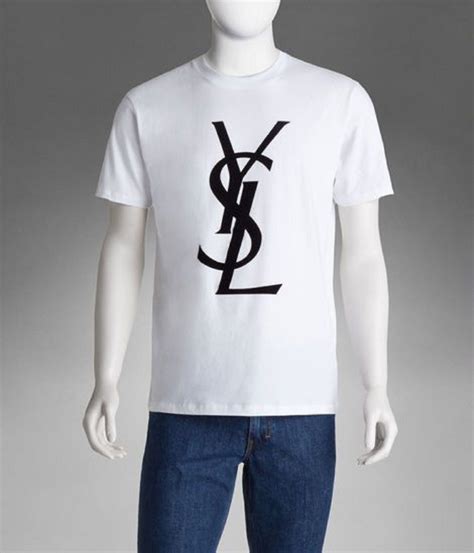 mens vintage ysl t shirt|ysl men's short sleeve shirt.